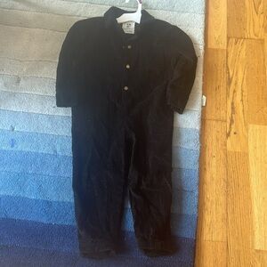 OMAMIMINI brown corduroy boiler jumpsuit